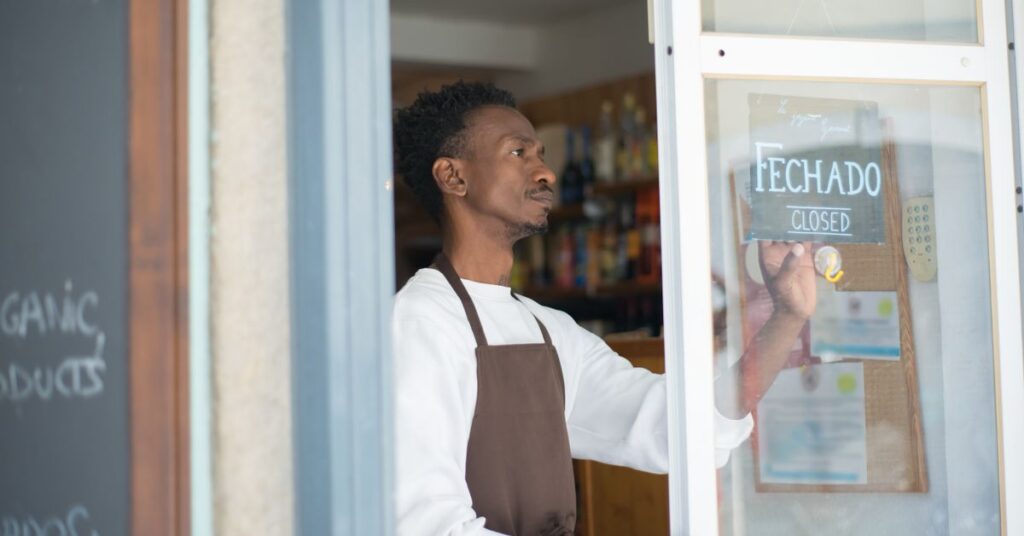 Small business owner checking MSME registration fees on a laptop